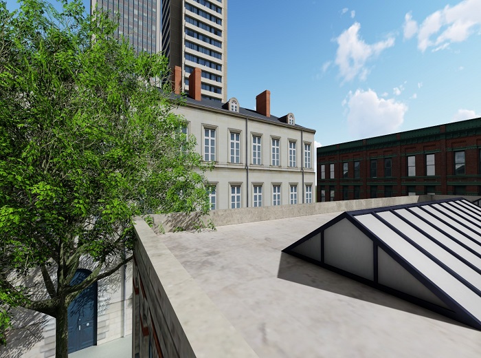 External or internal walls 
(parapet)