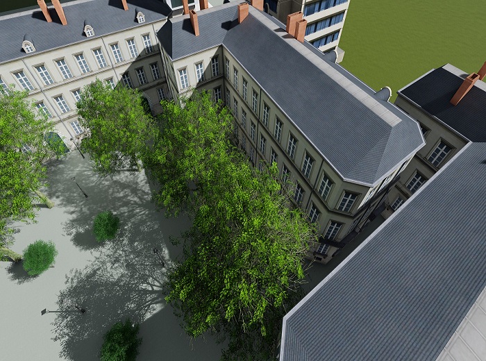 Rooftop
 (flat or beveled with multiple angles)
